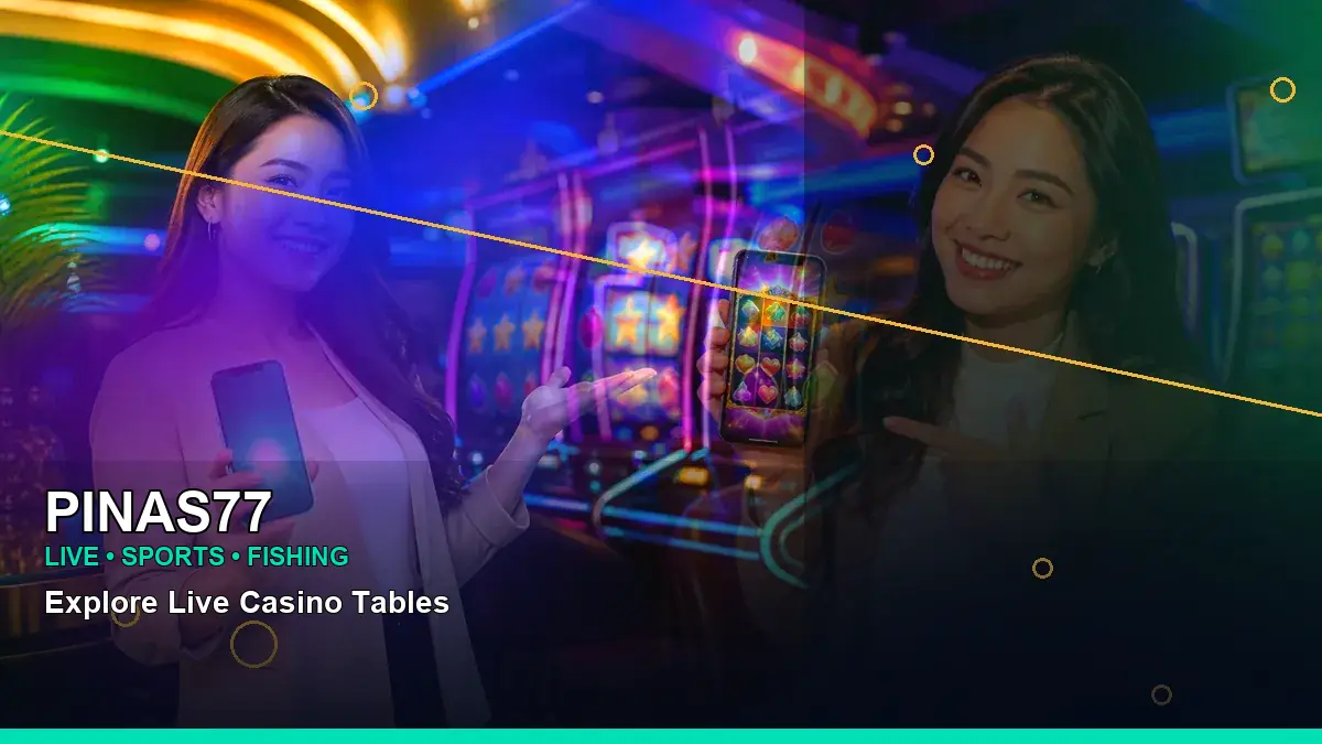 PINAS77 gold jackpot slot artwork with a close-up left-side composition for Philippine players