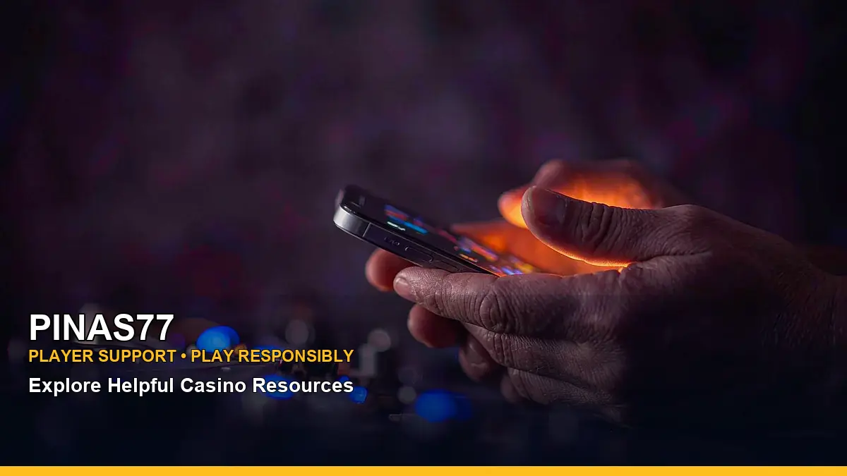 PINAS77 mobile app download visual showing a progress ring and mobile-friendly casino access